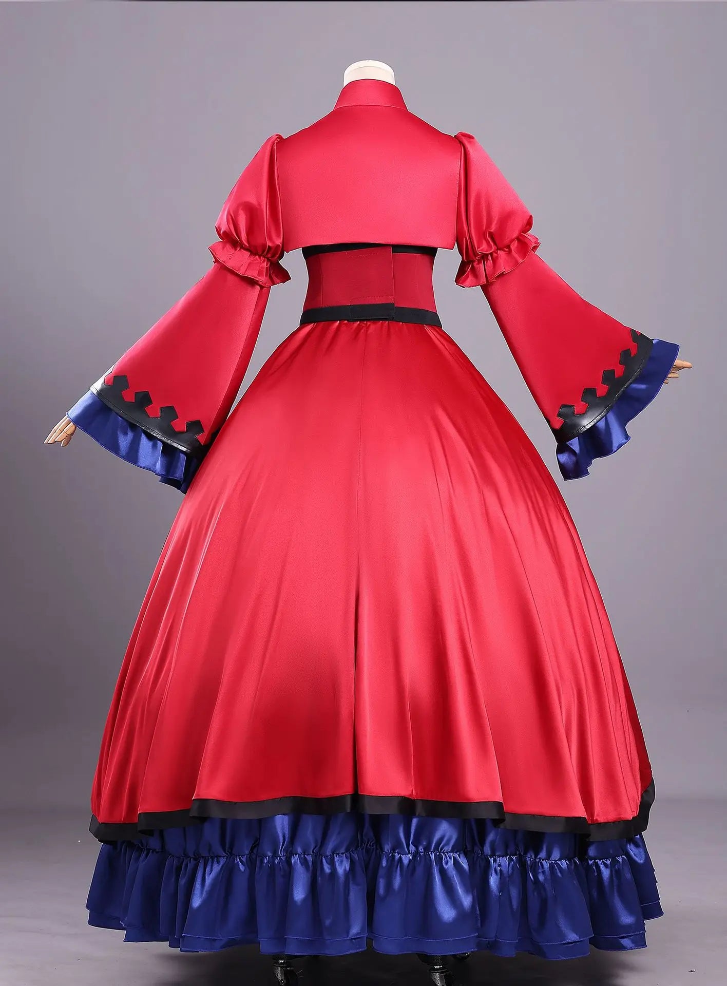 Anime The Holy Grail of Eris Scarlett Castiel Cosplay Costume Dress Headwear Earrings Halloween Party Women Girls Carnival Props