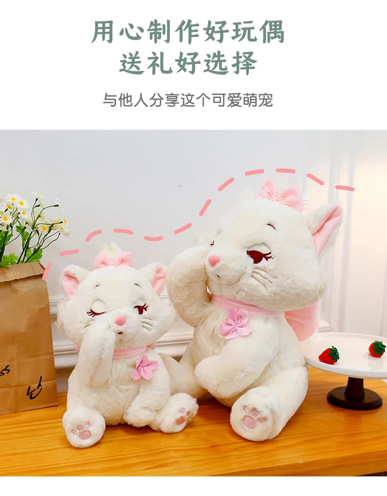 30/40/50cm Big Size The AristoCats Disney Anime Plush Stuffed Doll Kawaii Room Decor Plushies Children's Pillow Holiday Gifts