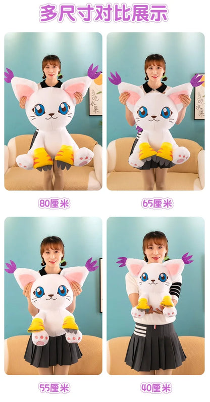 New Digimon Adventure Plush Toys Tailmon Action Figure Cartoon Stuffed Sitting Position Doll Soft Pillow Room Decor Toys Gifts