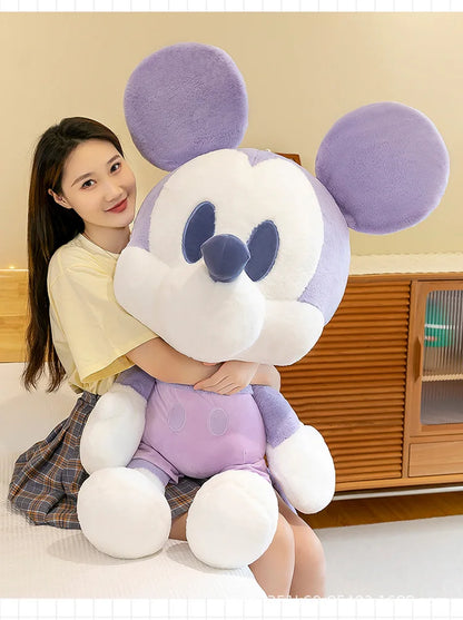 65/85/110cm Super Big Size Mickey Minnie Mouse Kawaii Anime Plush Stuffed Doll Disney Cartoon Plush Pillow Children Holiday Gift