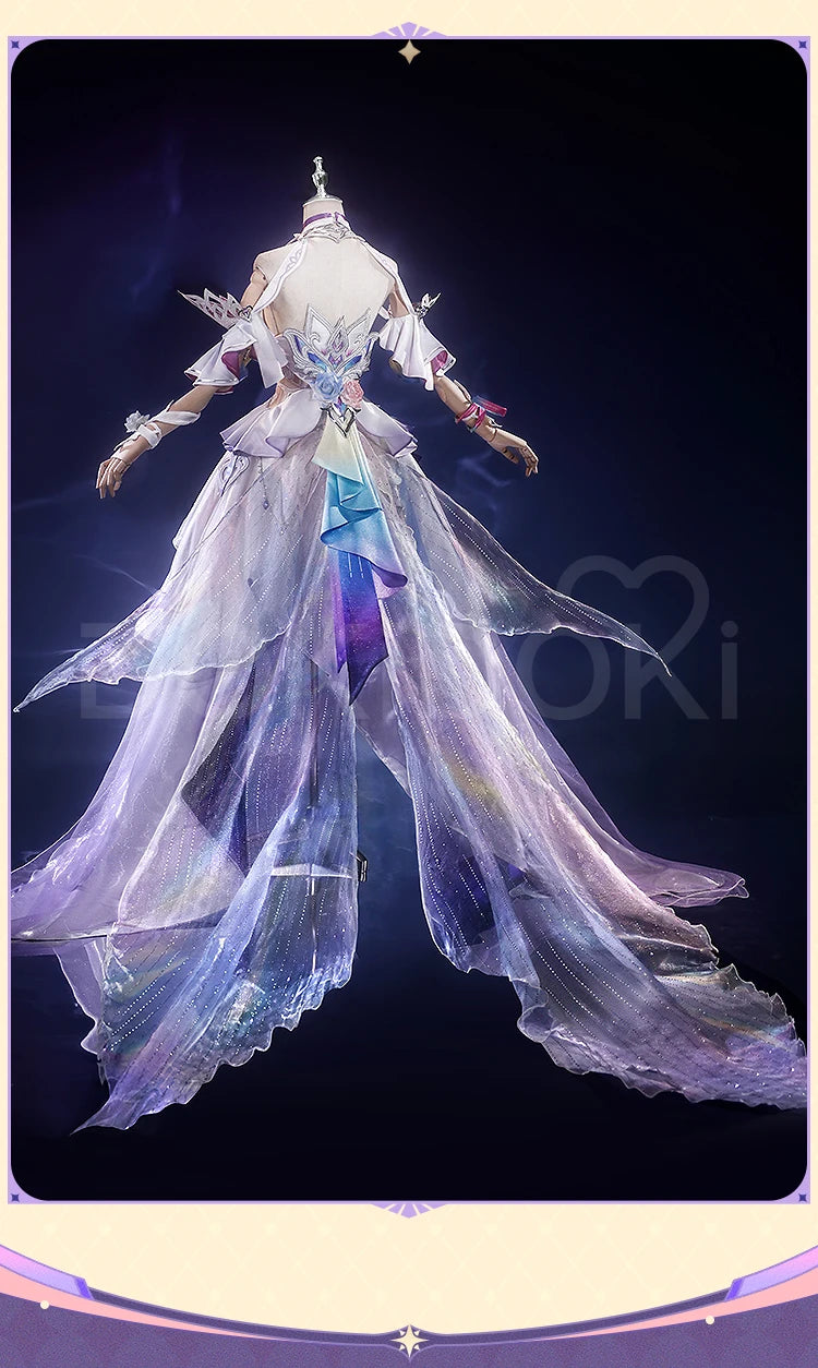 Cyrene Cosplay Costume Game Honkai: Star Rail【S-2XL】DokiDoki-SR HSR Cyrene Women Dress Veil SP Version Cosplay Plus Size