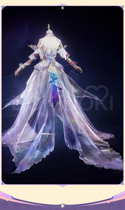 Cyrene Cosplay Costume Game Honkai: Star Rail【S-2XL】DokiDoki-SR HSR Cyrene Women Dress Veil SP Version Cosplay Plus Size