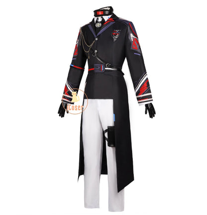 Love and Deepspace Caleb Cosplay Costume Wig Farspace Colonel Uniform Cap Outfit Halloween Party for Women Men Carnival Props