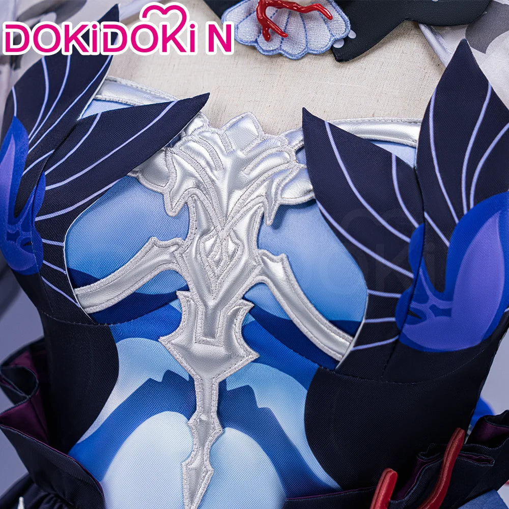 IN STOCK Hysilens Cosplay Costume Game Honkai: Star Rail DokiDoki-N HSR Women Dress Helektra Halloween Cosplay