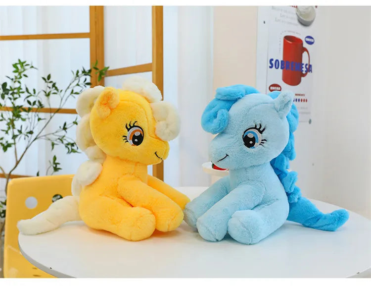 Anime My Little Pony Prototype Plush Doll Soft Pillow Girl Heart Fluttershy Sofa Ornaments Children'S Toys Birthday Gifts Custom