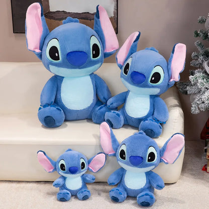 Big Size Stitch Plushies Stuffed Anime Lilo&Stitch Plush Toy Soft Fluffy Huggable Doll Throw Pillow Birthday Gifts Girl