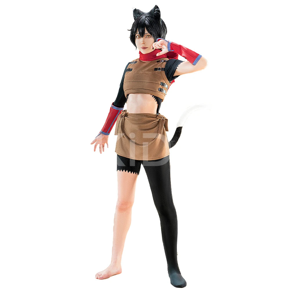 IN STOCK Izutsumi Cosplay Costume Anime Delicious in Dungeon【S-3XL】DokiDoki-R Women Costume Izutsumi Ears Plus Size