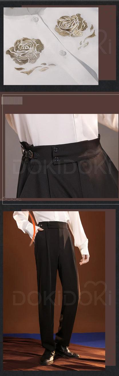 IN STOCK Nakaharaa Chuyaa/Dazaii Osamuu Cosplay Costume Anime Cosplay DokiDoki-SR Cosplay Costume Nakahara Chuuya Men Cosplay