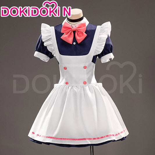 IN STOCK Ayase Momo Maid Cosplay Costume Anime Dandadan【XS-3XL】DokiDoki-N Women Maid Cute Dress DAN DA DA Momo Ayase Plus Size