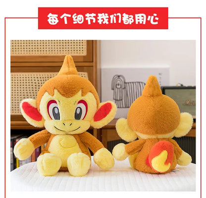 30/40/50CM Big Size Pokemon Chimchar Plushies Cartoon Anime Plush Pillow Soft Doll Kawaii Stuffed Plushie Ornament Children Gift