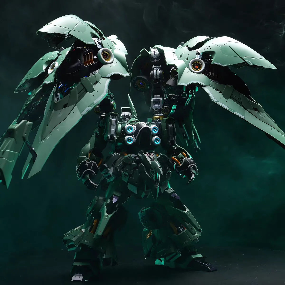 1/100 Scale Plastic Model Kit Plastic Model Kit Solomon Axis Model Toys Kshatriya "Big Green Pepper" Wings Of Osiris Mecha