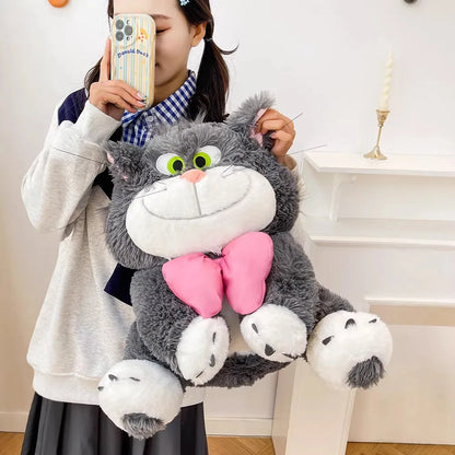 50/60/80cm Super Big Size Lucifer Disney Kawaii Anime Plush Stuffed Doll Cartoon Decoration Plush Pillow Children's Holiday Gift