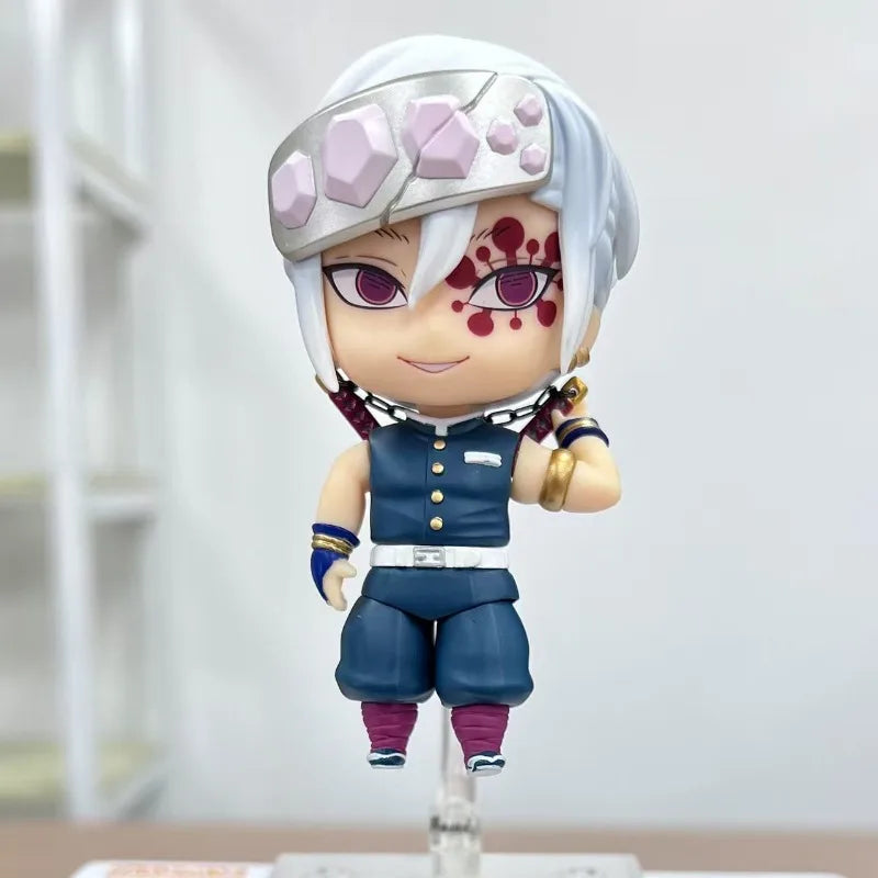 Tomioka Giyuu Anime Demon Slayer:Kimetsu no Yaiba Figurine Tokitou Muichirou Action Figures PVC q-version Collection Model Toys