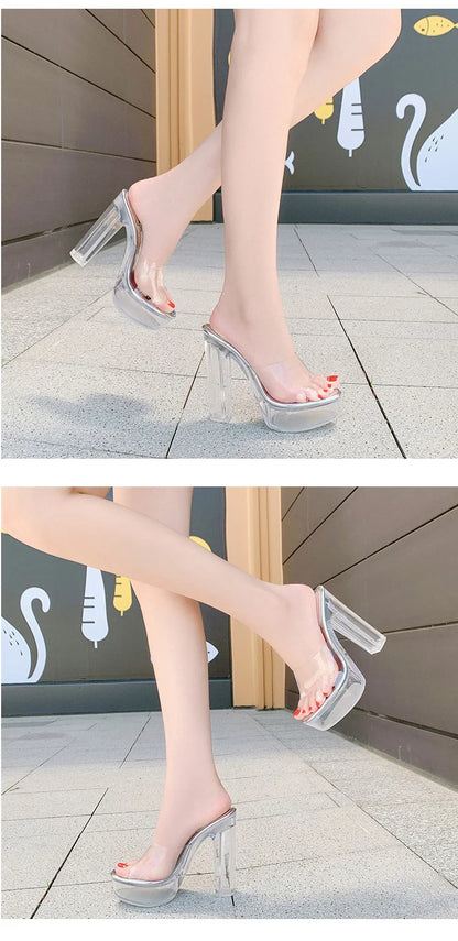 UWOWO Bloomm Enchantixx Floraa /Stellaa/Musaa Cosplay Costume Shoes Transparent Shoes Size 35-42 High heeled Shoes