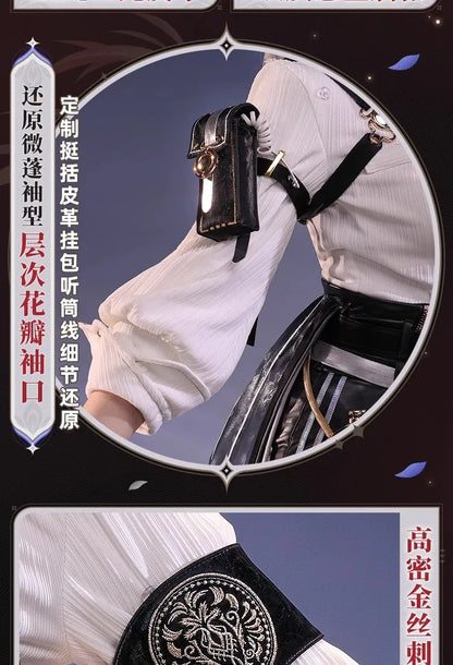 Wuthering Waves Zani Cosplay Costume Wig Uniform Metal Props Montelli Family Averardo Bank Ragunna Rinascita Halloween for Women