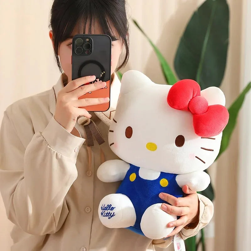 Hello Kitty Anime Hello Kitty Stuffed Toys Plushier Soft Pillow Birthday Gifts For Girls Kawaii Hello Kitty Plush Dolls