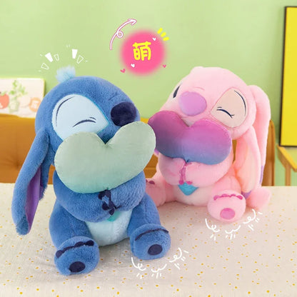 New Disney Lilo&Stitch Cute Cartoon Dolls Toys Kawaii Anime Soft Stuffed Dolls Pillow Appease Toys Birthday Gift for Boys Girls