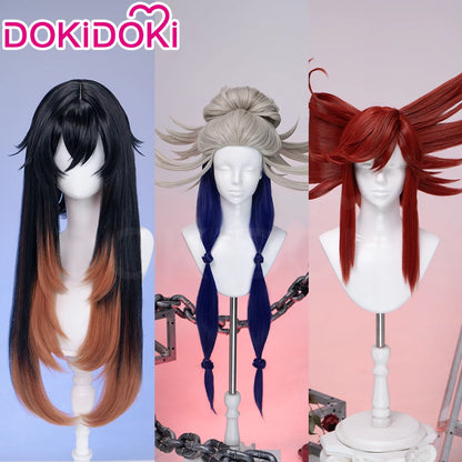 Tamsy Amo Riyo Wig Anime Gachiakuta DokiDoki Men 100cm Long Hair Amo Empool Caines Tamsy Cosplay Heat Resistant Wig Free Cap