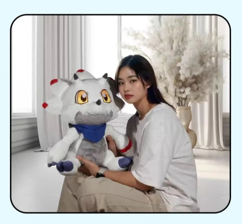 40CM Gammamon Plushies English Gammamon Cartoon Anime Peluche Kawaii Ornament Comfortable Soft Doll Children's Toy Gifts