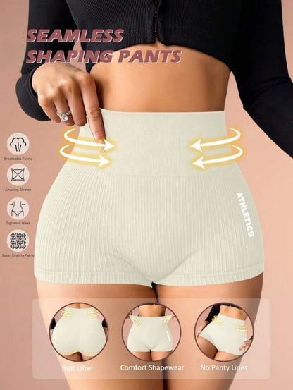 High Waisted Women’s Quick Drying Yoga Shorts with Abdominal Compression and Peach Butt Lift for Exercise Running