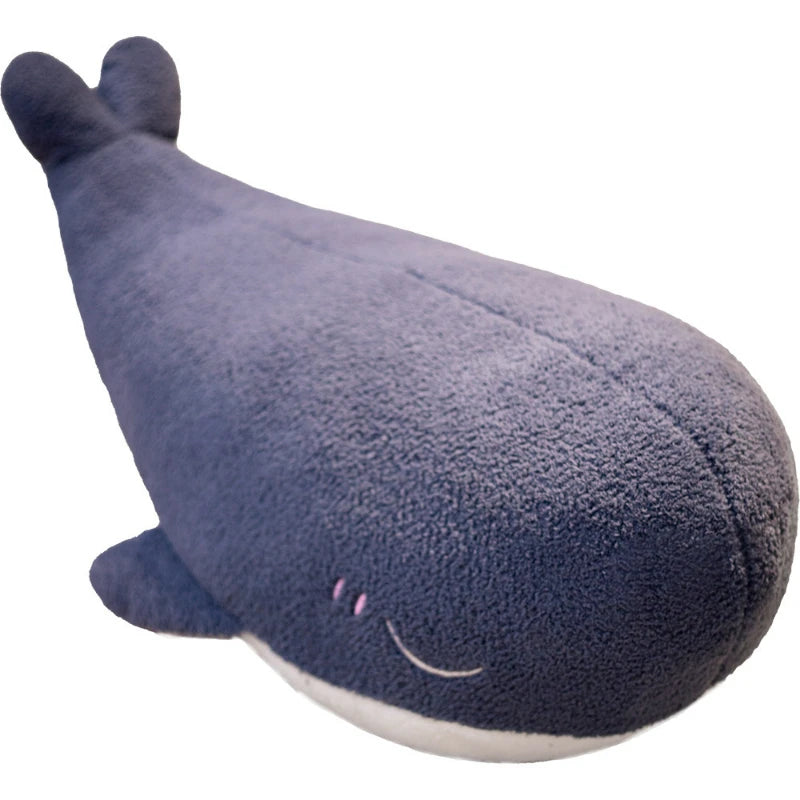 1pc 25CM Cartoon Super Soft Plush Toys Sea Animal Big Blue Whale Soft Toy Stuffed Animal Fish Lovely Children's birthday gifts