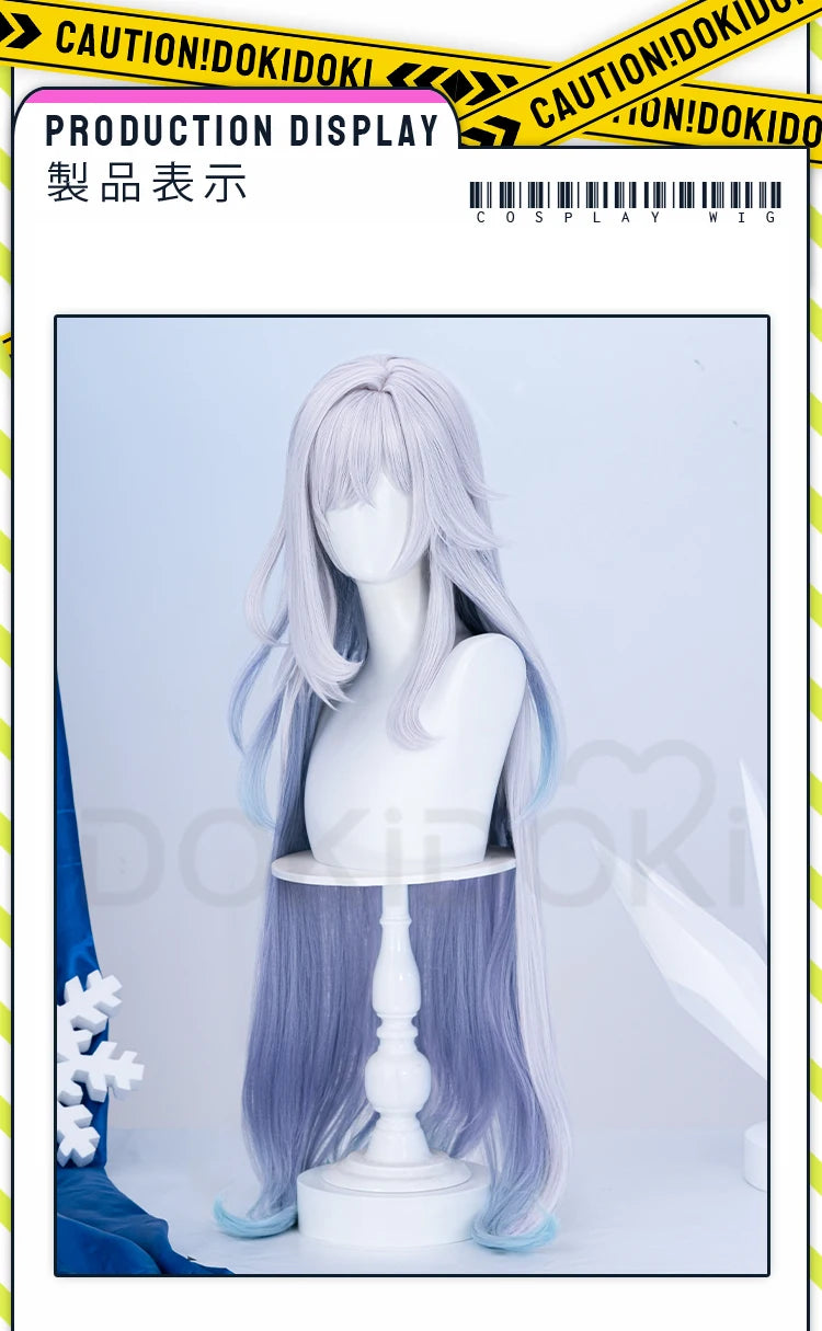 Skirk Cosplay Costume Game Genshin Impact【S-2XL】DokiDoki-SR Skirk Wig Women Halloween Costume Plus Size