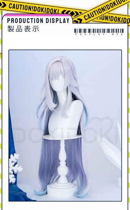 Skirk Cosplay Costume Game Genshin Impact【S-2XL】DokiDoki-SR Skirk Wig Women Halloween Costume Plus Size