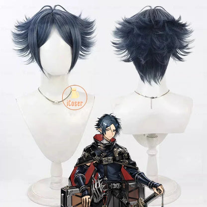 Arknights Zuo Le Cosplay Costume Wig Uniform Cloak Earrings Pythia Zuo Xuanliao Halloween Party Women Men Carnival Props iCoser