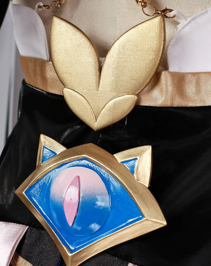 Honkai Star Rail Cipher Cosplay Costume Wig Uniform Jumpsuit Cifera Headwear Tail Halloween Party for Women Girl Carnival iCoser