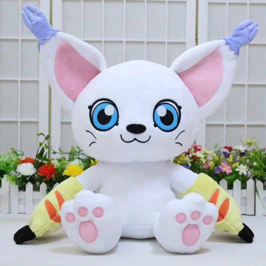 50CM Big Size Tailmon Plushies cartoon anime peluche Kawaii ornament Comfortable soft doll Children's peluche Toy Gifts