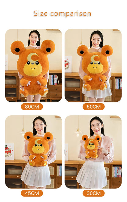 30/80cm Large Teddiursa Pokemon Plush Toys Anime Doll Cute Pillow Cartoon Giant Pokémon Plushie Stuffed Gift for Kids Christmas