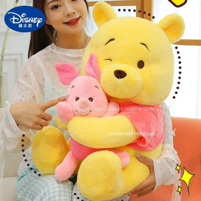 35/45/60cm Big Size Disney Winnie Anime Plush Stuffed Doll Room Decor Plushies Pillows Kawaii Ornaments Children's Holiday Gifts