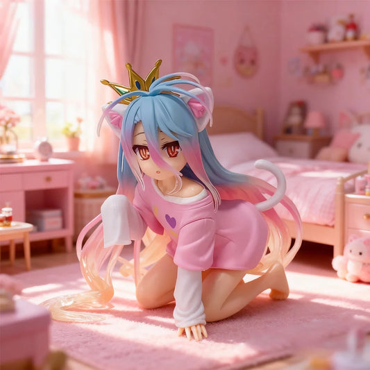 2026 New Style - Anime & Game Character Sister Outfit with Cat Ears, Sexy Collectible Model Toy, Cute Decoration, Fan Collection
