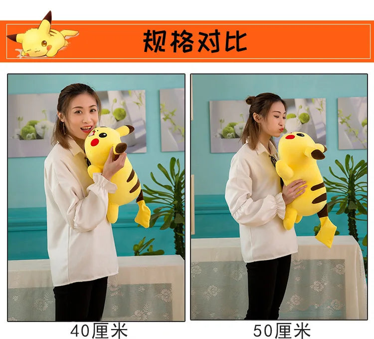 50/70/85cm Big Size Pokemon Pikachu Anime Plush Stuffed Doll Room Decoration Plushies Pillow Peluche Ornaments Children's Gifts