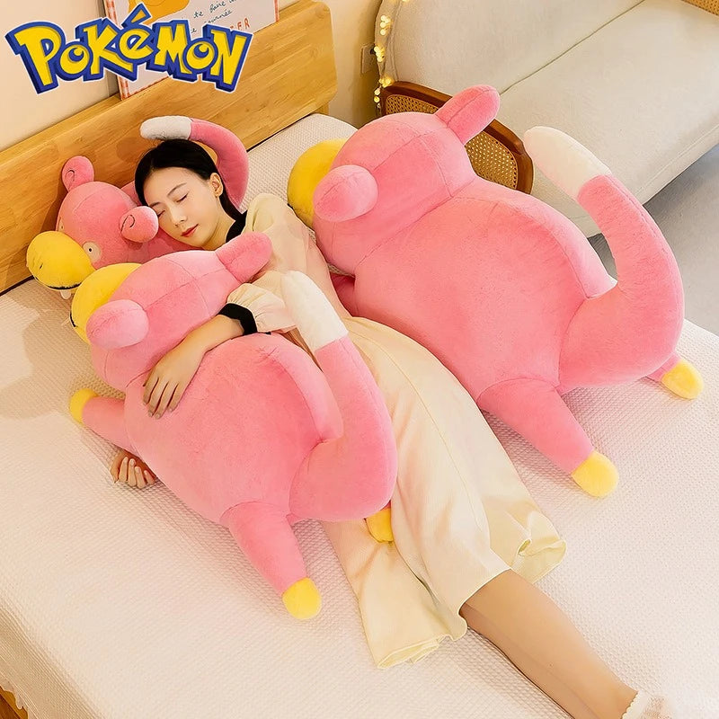 45/60/80CM Big Size Pokemon Slowpoke Plushies Cartoon Anime Plush Soft Doll Pillow Kawaii Stuffed Plushie Give Gift To Children