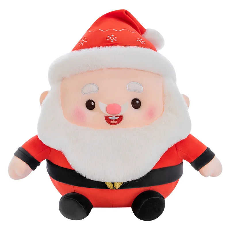 New 50cm Plush Santa Claus Doll Stuffed Toy Cuddly Pillow Christmas Gift for Kids Birthday Xmas Present Wholesale Small Gift