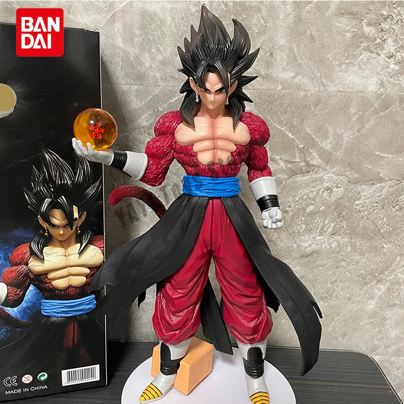 29cm Anime Dragon Ball Gogeta Ssj4 Figure Super Saiyan 4 Son Goku Vegeta Figurine PVC Action Figures Model Toy for Children Gift