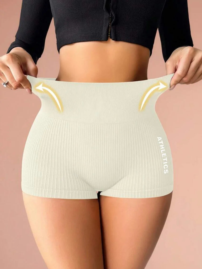 High Waisted Women’s Quick Drying Yoga Shorts with Abdominal Compression and Peach Butt Lift for Exercise Running