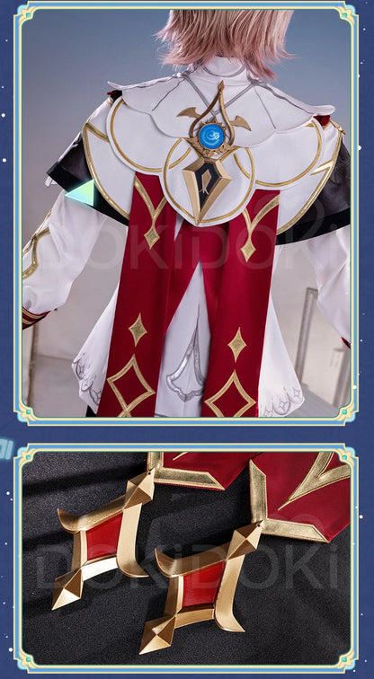 IN STOCK Dahlia Cosplay Costume Game Genshin Impact【S-2XL】DokiDoki-R Mondstadt Dahlia Hat Men Halloween Costume Plus Size