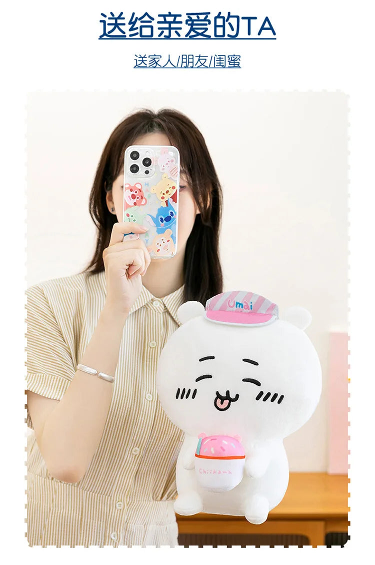 45/55/65cm Big Size Chiiwanime Plush Stuffed Doll Kawaii Room Decoration Hachiware Plushies Pillow Ornaments Holiday Gifts