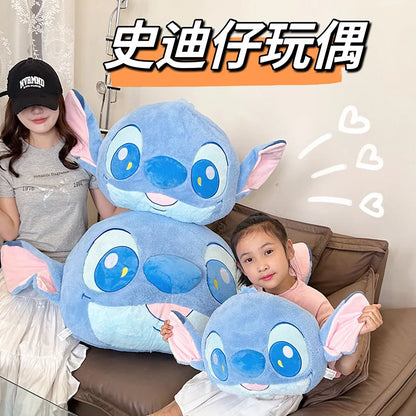 70x110cm Super Big Size Stitch Disney Anime Plush Stuffed Doll Kawaii Lotso Pillow Room Decoration Plushies Holiday Gift