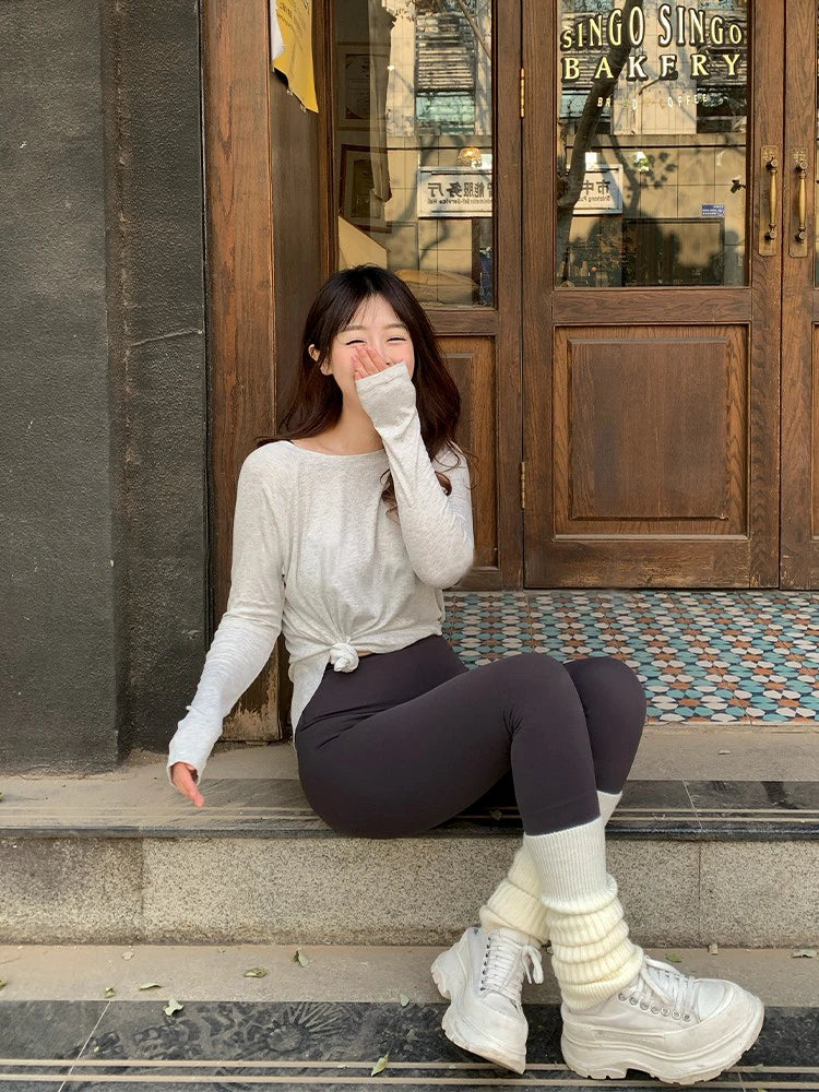 Autumn Winter Thickened Warm High Waist Sports Leggings for Women – Yoga Gym Running Tights Fitness Pants