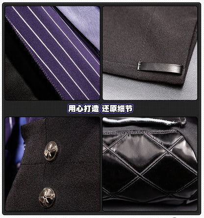 Zenless Zone Zero Hugo Cosplay Costume Wig Mask Hat Mockingbird New Eridu Hugo Vlad Ravenlock Halloween Party for Women Men Prop