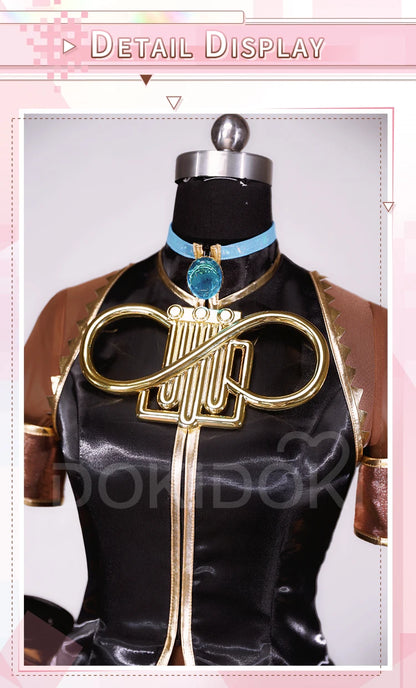 IN STOCK Lukaa Cosplay Costume Game Cosplay DokiDoki-R Megurinee Lukaa Cosplay Women Cute Costume Halloween