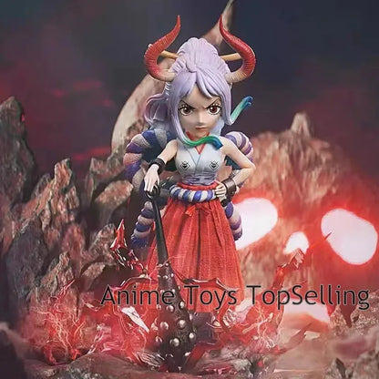 10cm Anime One Piece Figure Yamato Figure PVC Collectible Statue Model Toys Gifts