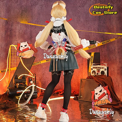 Anime Game Alice Thymefield Cosplay Costume Set S-XL Polyester