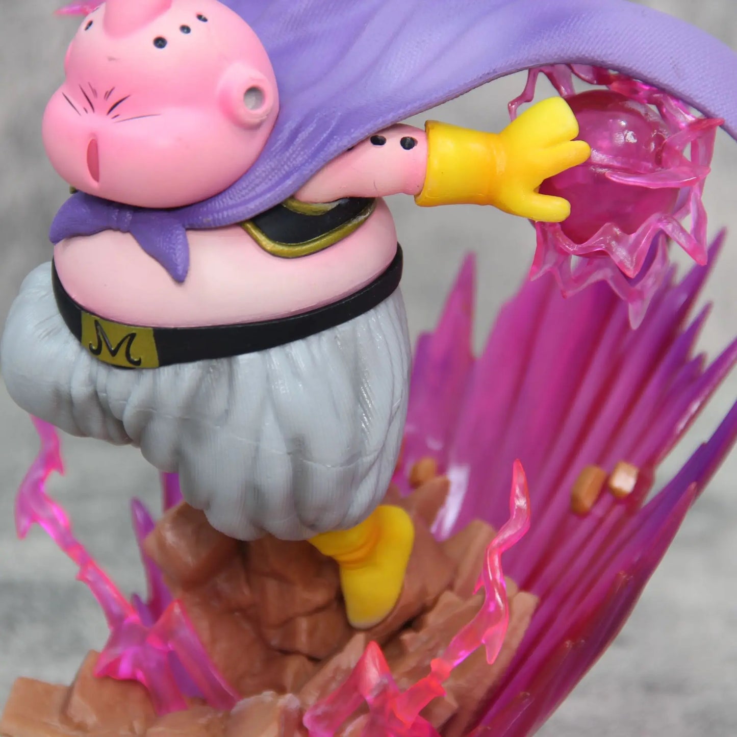 Dragon Ball Majin Buu Glowing Anime Statue - Pvc Collectible Figure Desktop Decoration Ornaments Kid Birthday Gift Toy 19cm