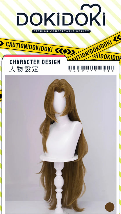 IN STOCK Rodion Ishmael Hong Lu Cosplay Wig Game DokiDoki Women Men 90cm Orange Black Long Hair Ishmael Cosplay Free Wig Cap