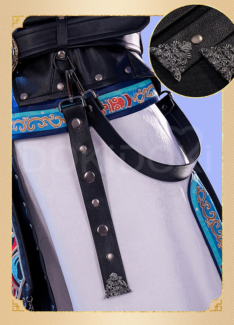 Heavy Frost Heroine Cosplay Costume Game Love and Deepspace DokiDoki-R Women Halloween Dress Heroine MC Blue Suit Sylus