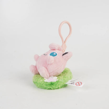 Animal Pokemon Pikachu Eevee Bulbasaur Charmander Jigglypuff Squirtle Kawaii Plush Toys Pendant Keyring Keychain Birthday Gifts